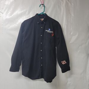 Nascar Shirt - Kevin Harvick #29 GM GoodWrench Service Black Button Up Shirt
